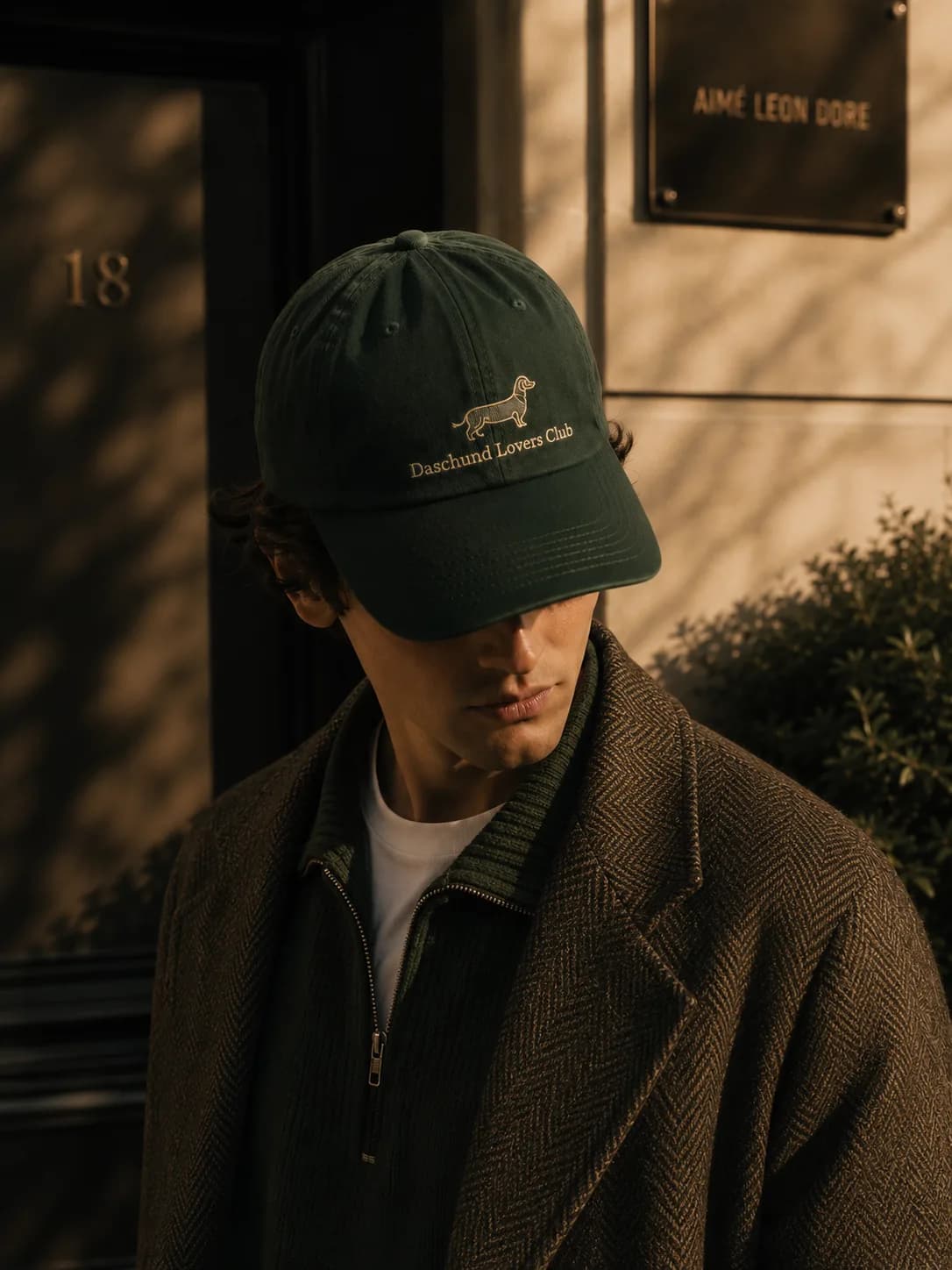 Casquette brodée logo — atelier parisien