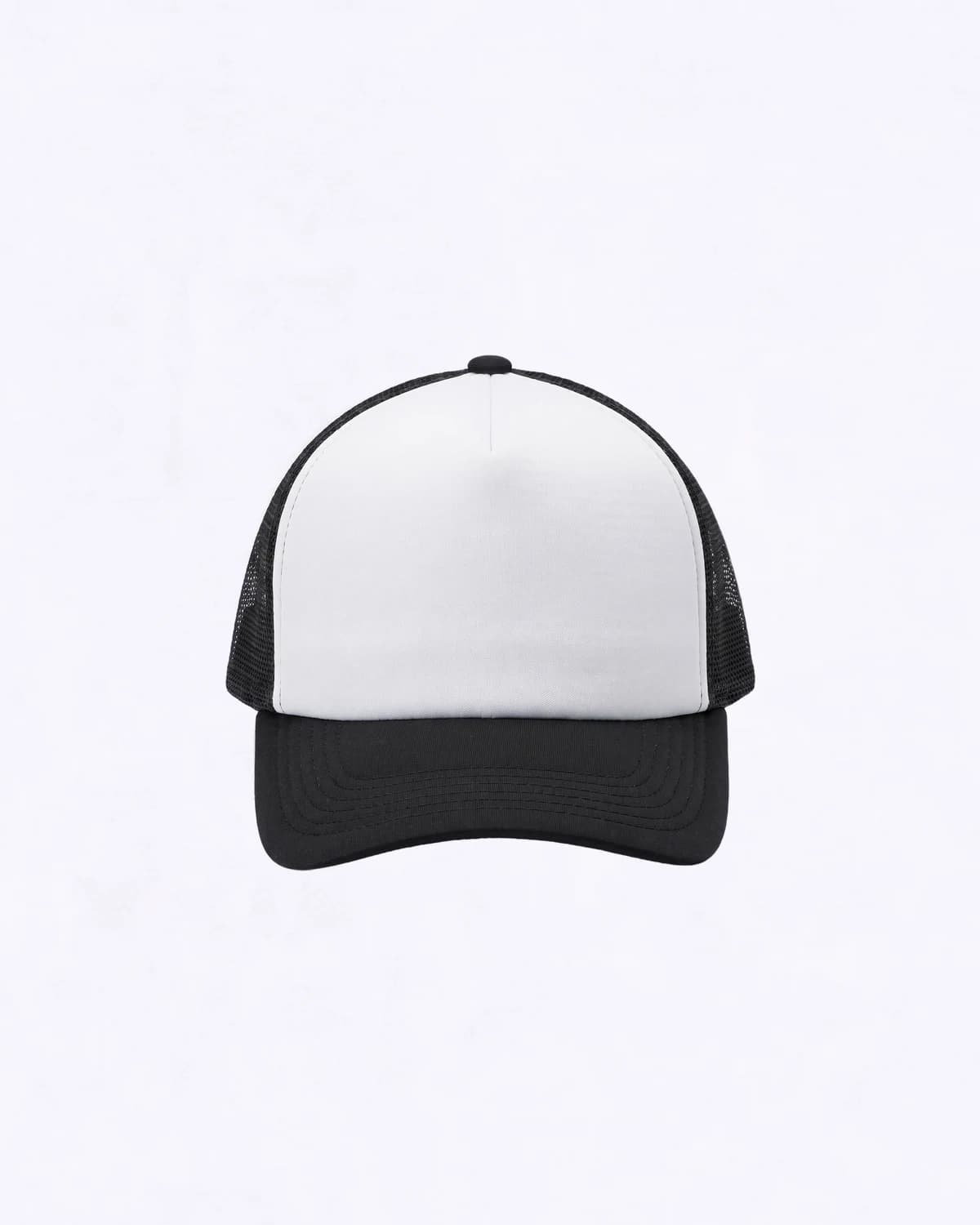 Casquette trucker noire et blanche